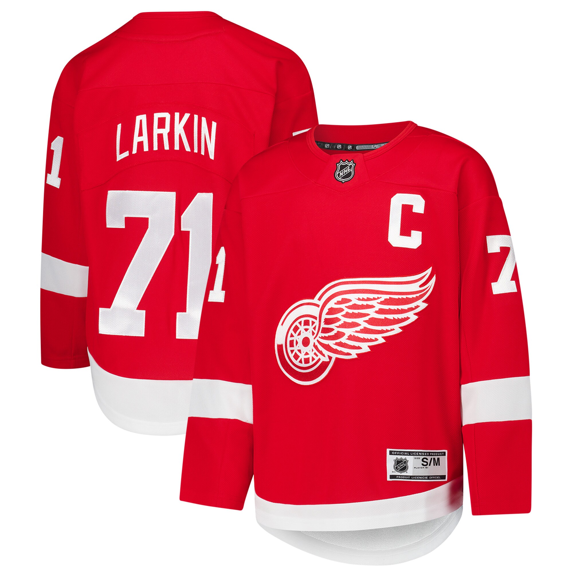 Detroit Red Wings Dylan Larkin Red Home Premier Player NHL Jersey Youth