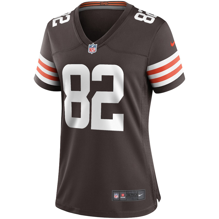 Ozzie Newsome 82 Cleveland Browns Game Retired Brown NFL Jersey Women's