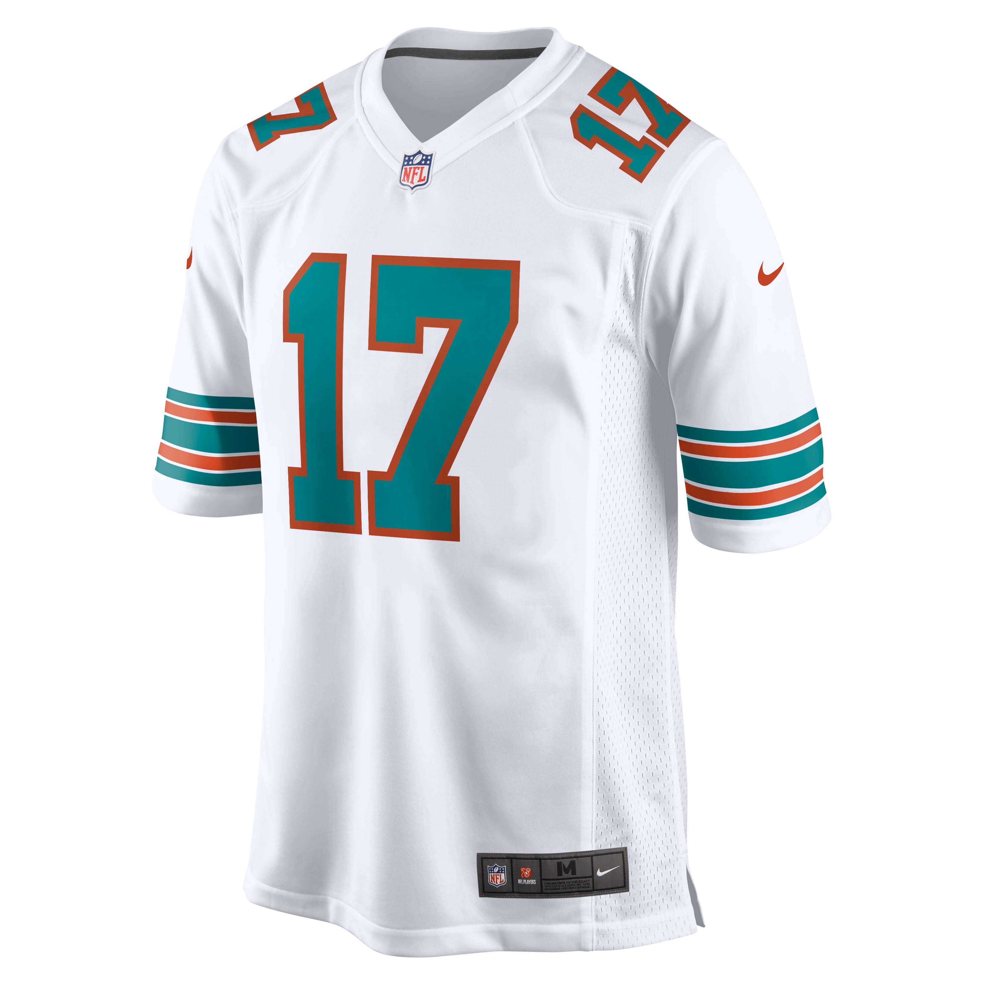 Miami Dolphins Jaylen Waddle White Game NFL Jersey Men's