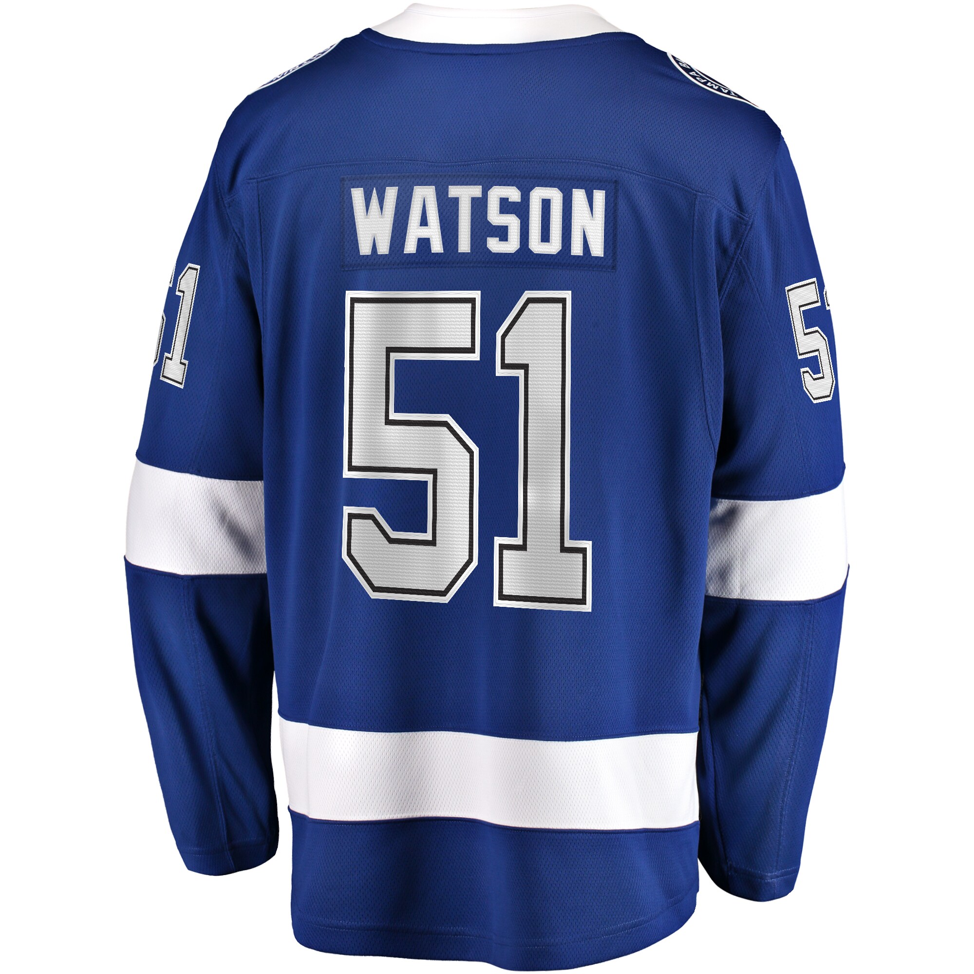 Tampa Bay Lightning Austin Watson Blue Home Premier Breakaway Player NHL Jersey Men's