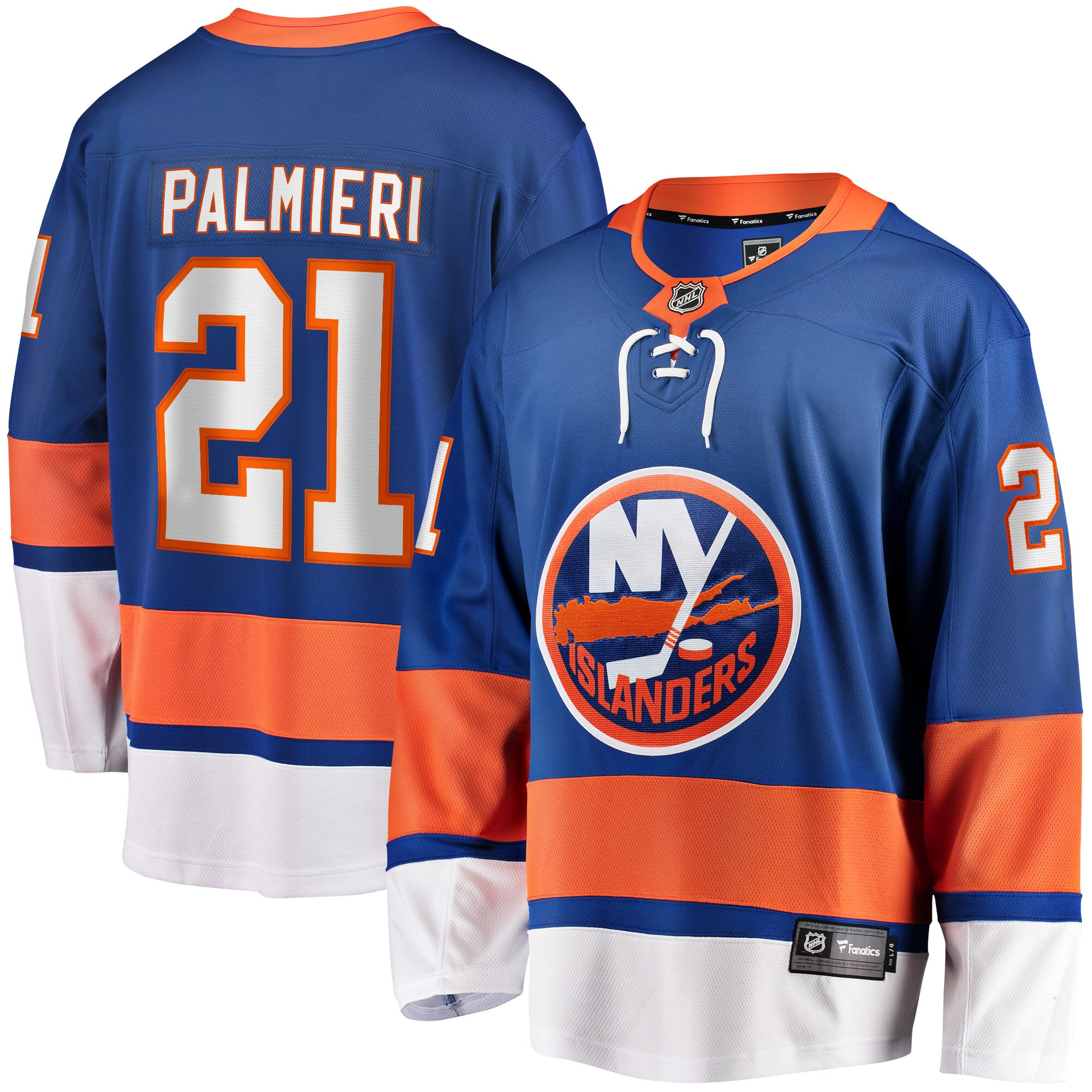 New York Islanders Kyle Palmieri Royal Home Breakaway NHL Jersey Men's