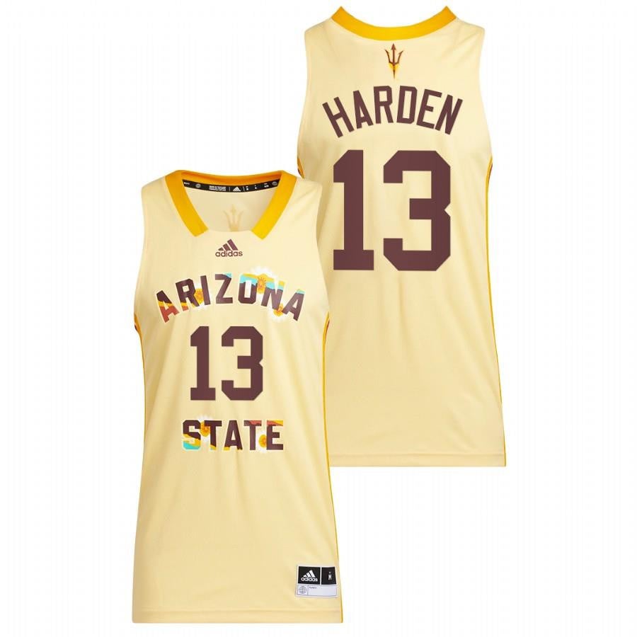 James Harden 13 Yellow Arizona State Sun Devils 2022 Honoring Black Excellence NCAA Jersey Men's