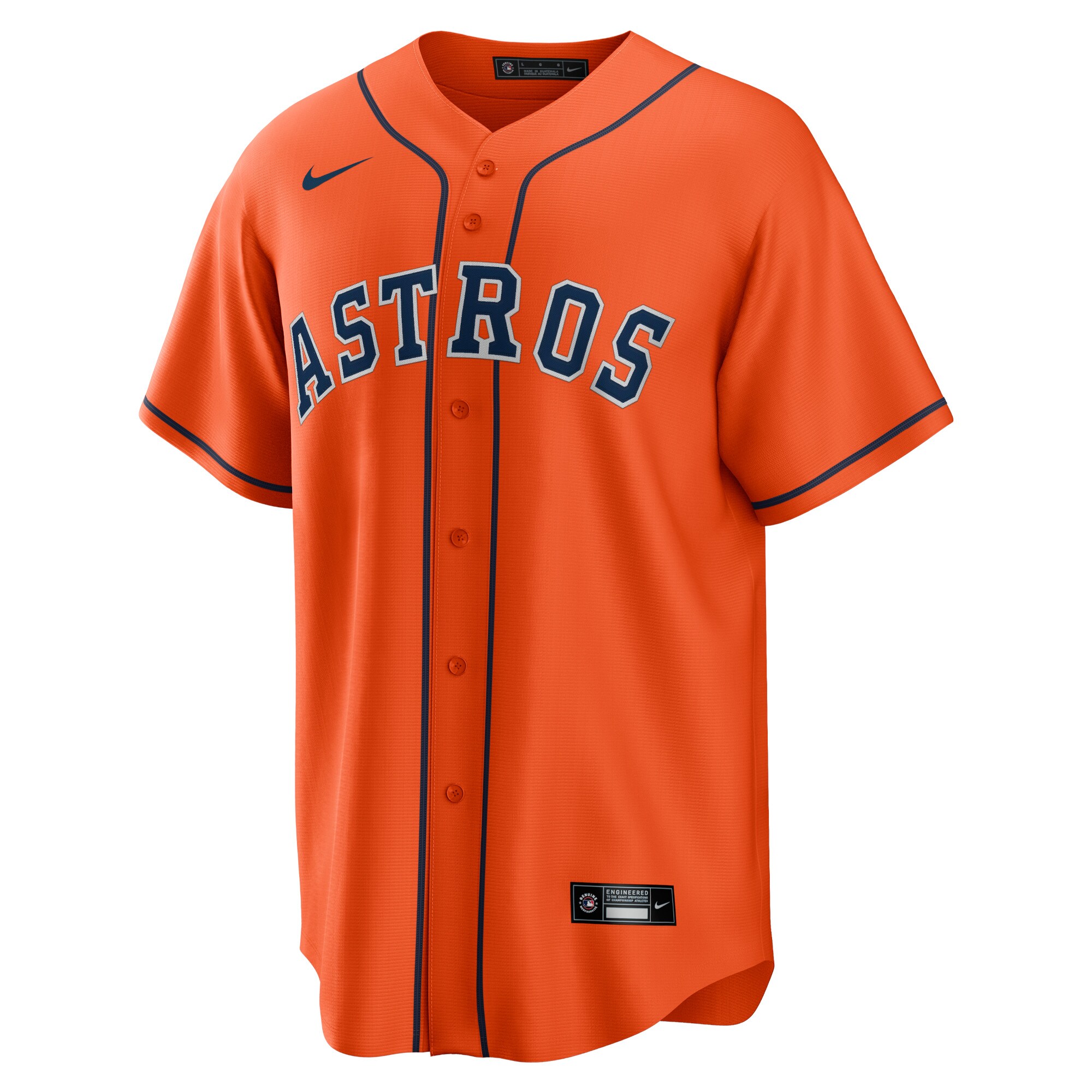 Houston Astros Yordan ?lvarez Orange Alternate Player MLB Jersey Men's