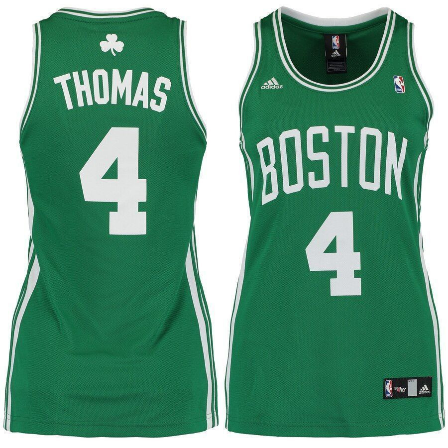Isaiah Thomas Boston Celtics Road Kelly Gree White NBA Jersey Women's