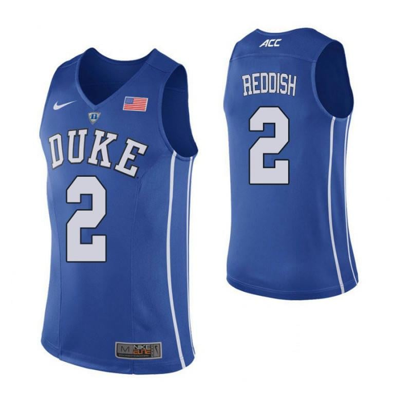 2 Cam Reddish Blue Elite Duke Blue Devils NCAA Jersey Men's