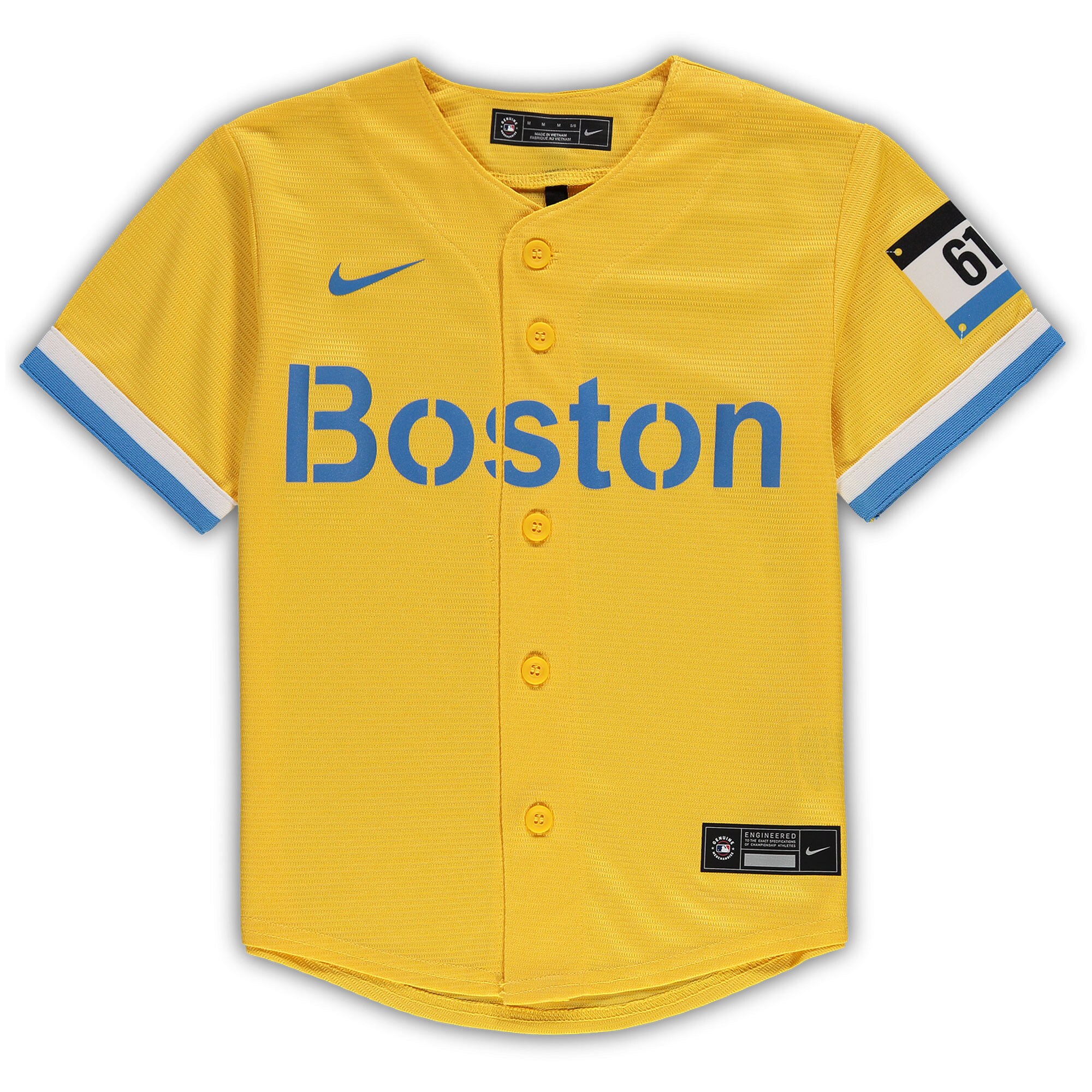 Preschool Boston Red Sox Gold City Connect Team MLB Jersey Men's