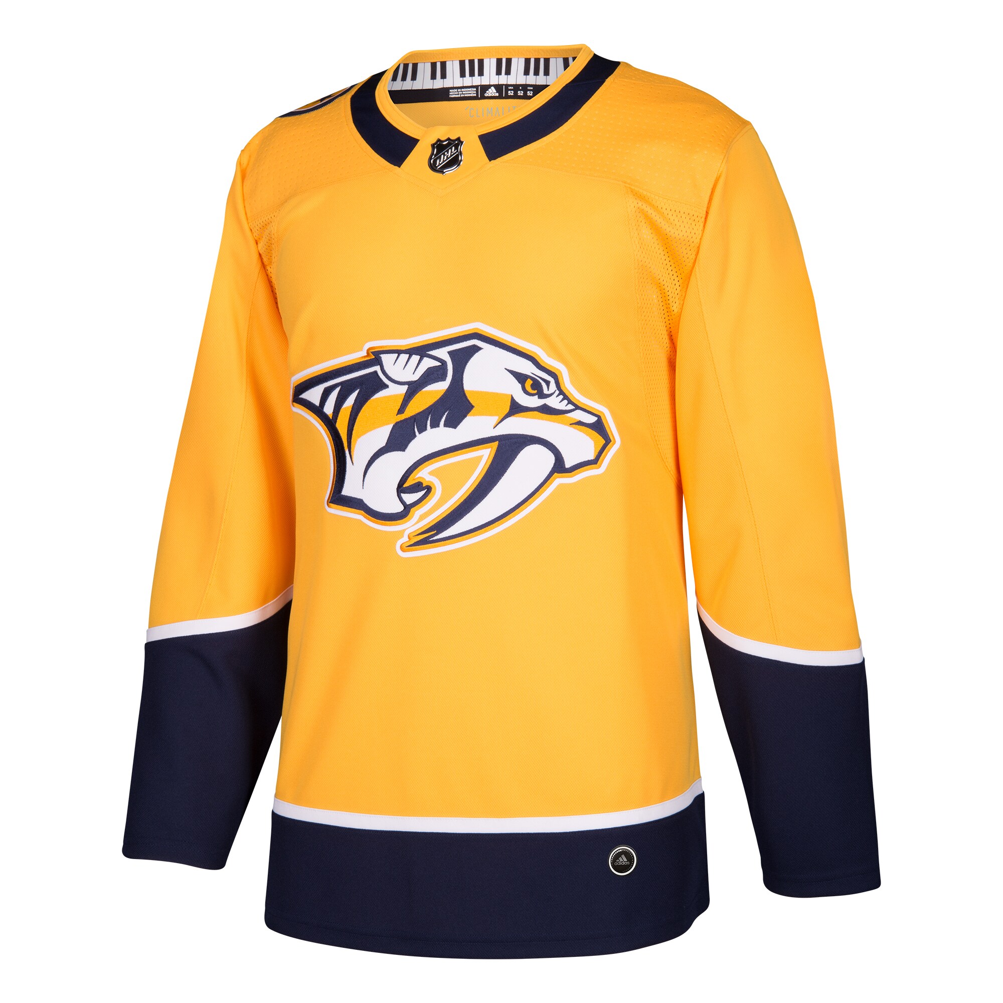 Nashville Predators Gold Home Blank NHL Jersey Men's