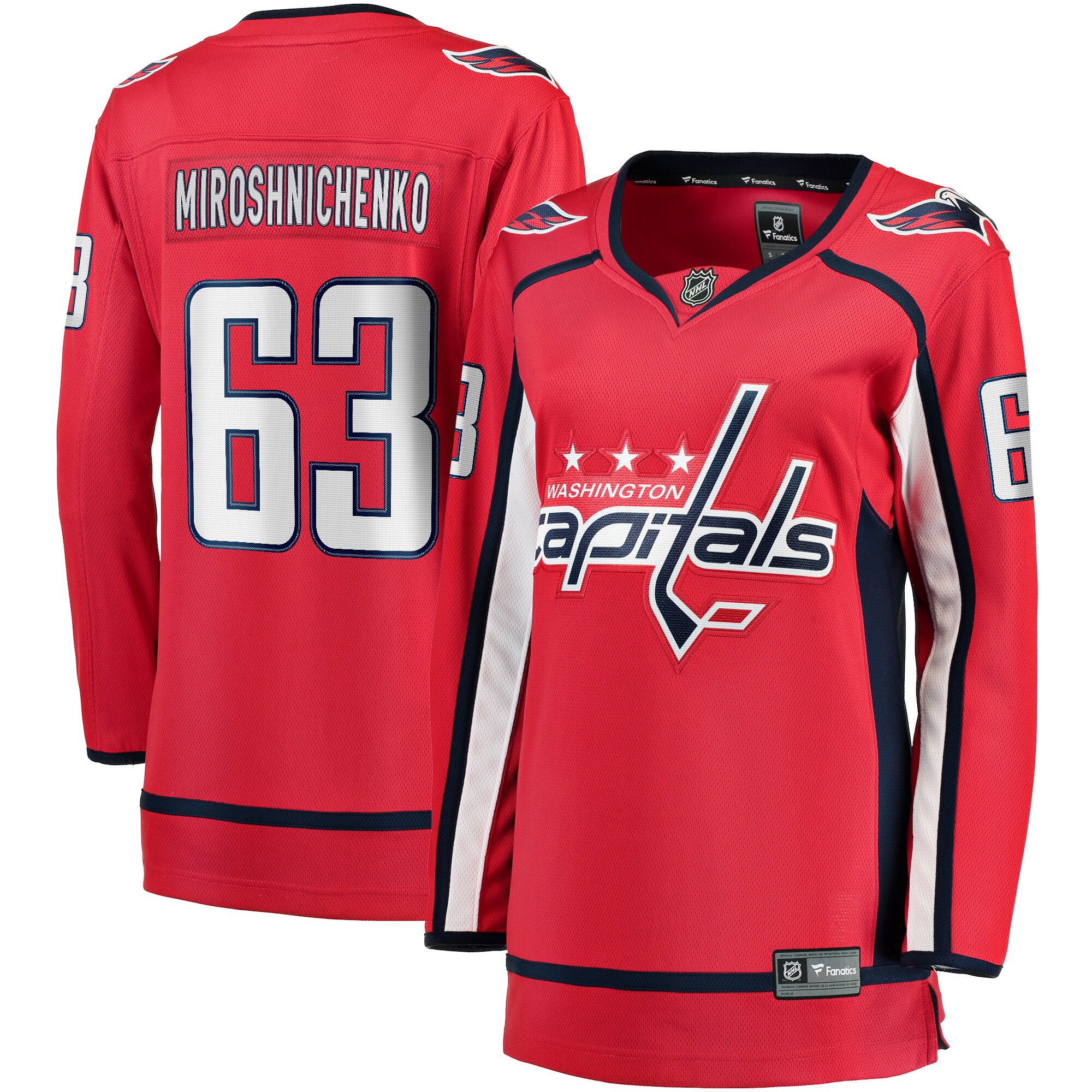 Washington Capitals Ivan Miroshnichenko Red Home Premier Breakaway Player NHL Jersey Women's