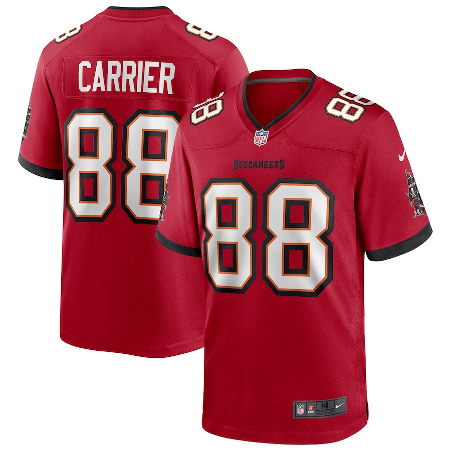 Mark Carrier 88 Tampa Bay Buccaneers Game Retired Red NFL Jersey Men's