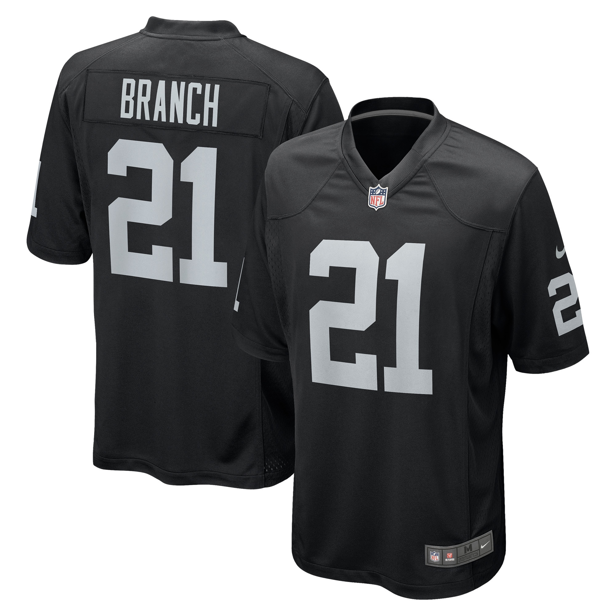 Las Vegas Raiders Cliff Branch Black Retired Player Game NFL Jersey Men's