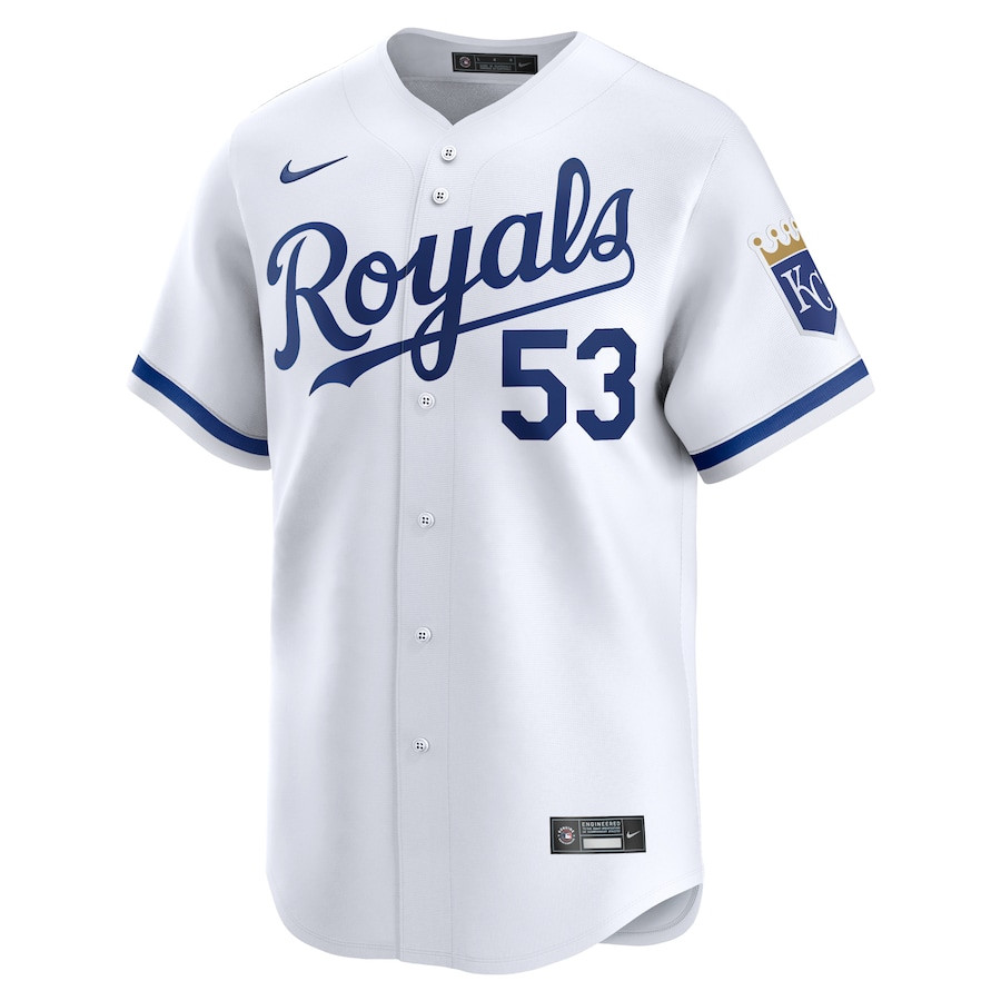 Michael Wacha 53 Kansas City Royals Home Limited Player White MLB Jersey Men's