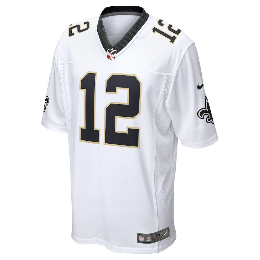 Chris Olave 12 New Orleans Saints Game White NFL Jersey Men's