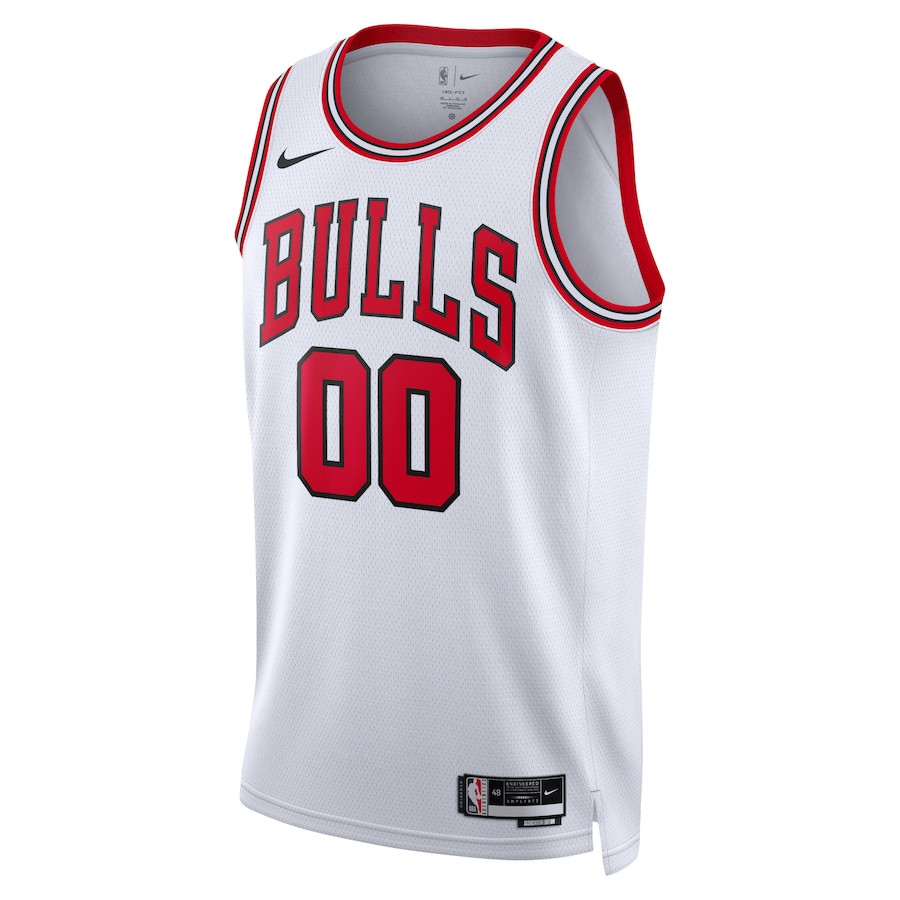 Chicago Bulls 2023/24 Association Swingman Custom White NBA Jersey Men's