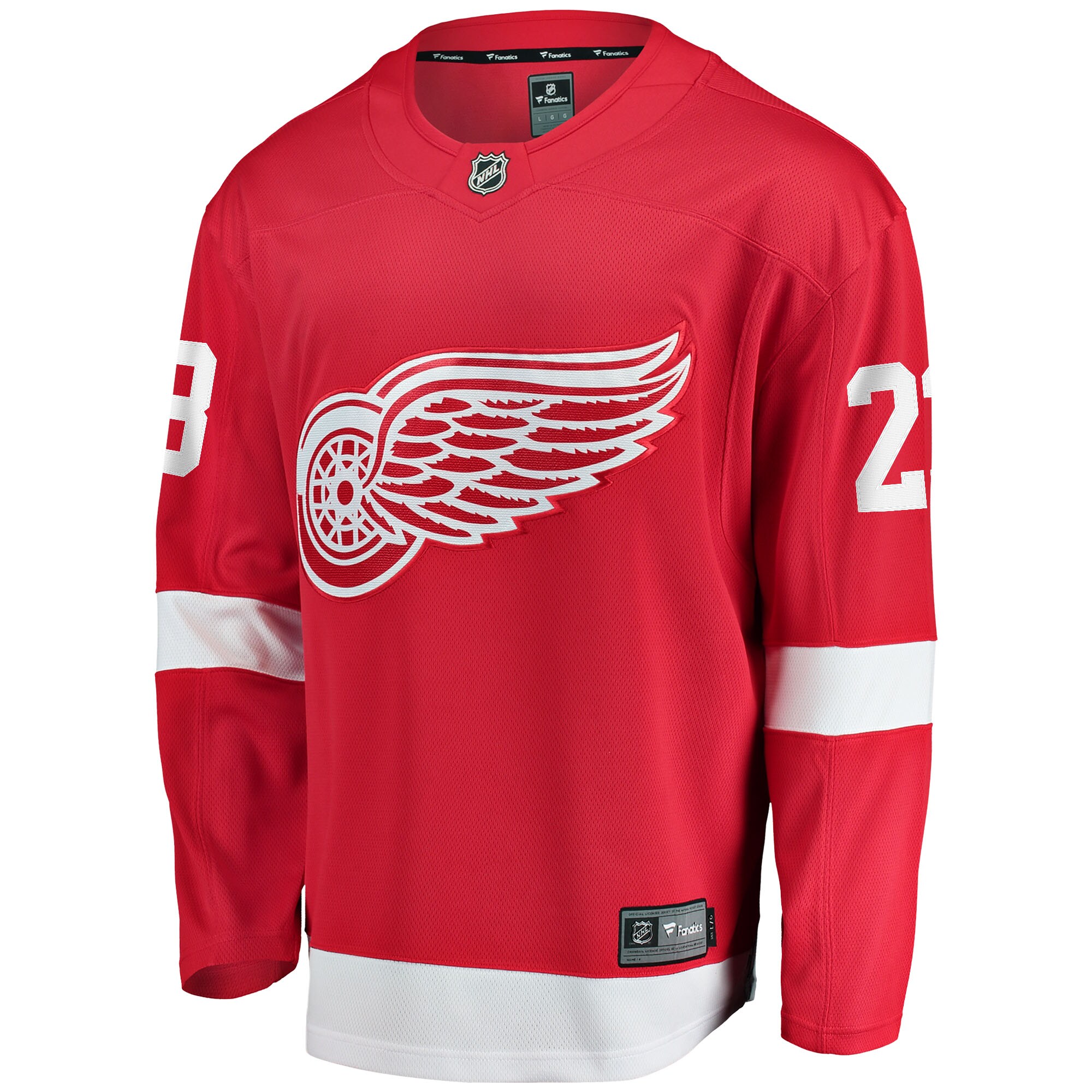 Detroit Red Wings Lucas Raymond Red Home Breakaway Player NHL Jersey Men's