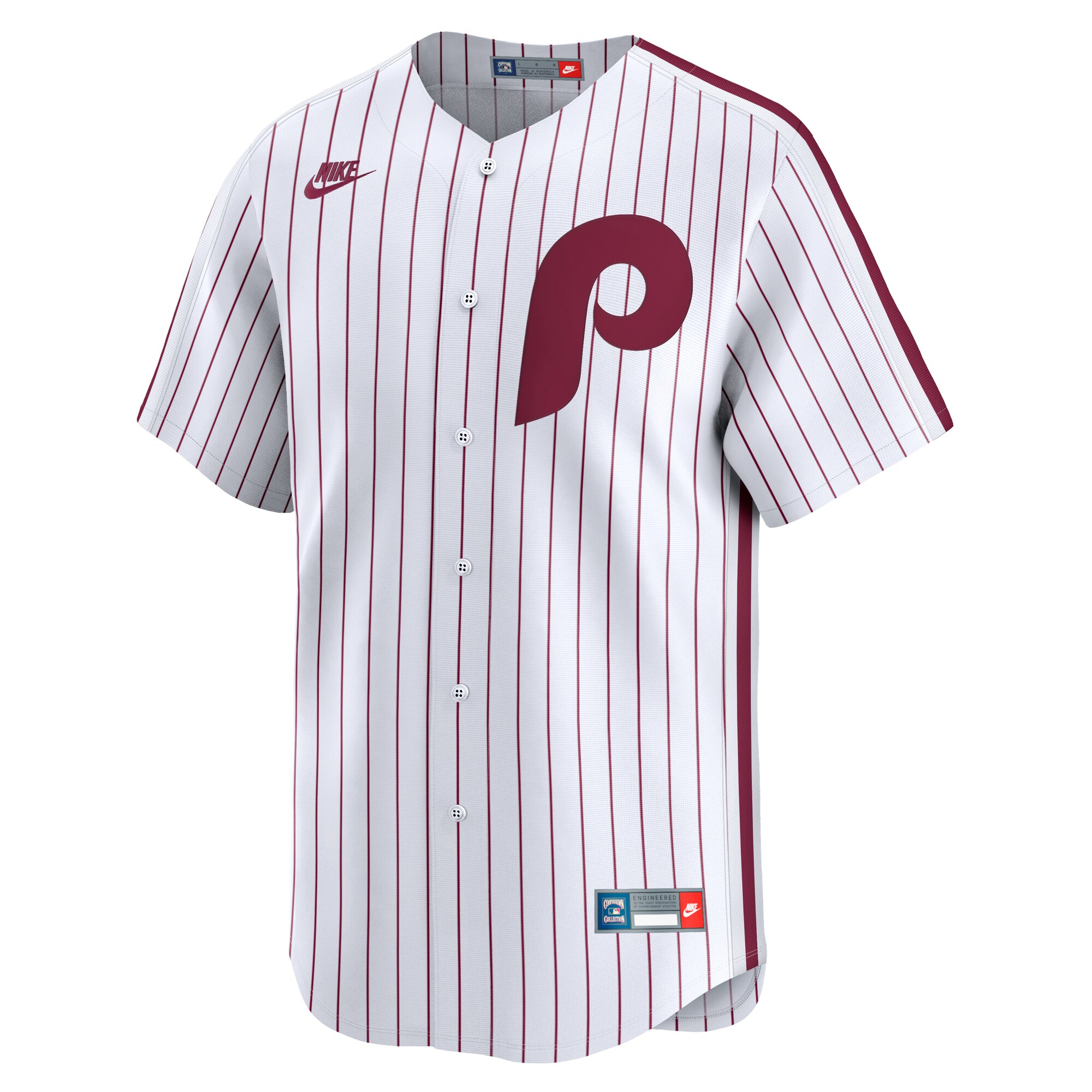 Philadelphia Phillies White Throwback Cooperstown Collection Limited MLB Jersey Men's