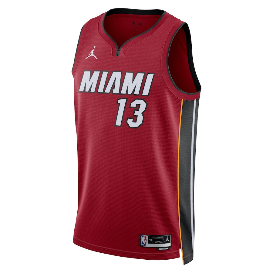 Bam Adebayo 13 Miami Heat Unisex Swingman Statement Edition Crimson NBA Jersey Unisex