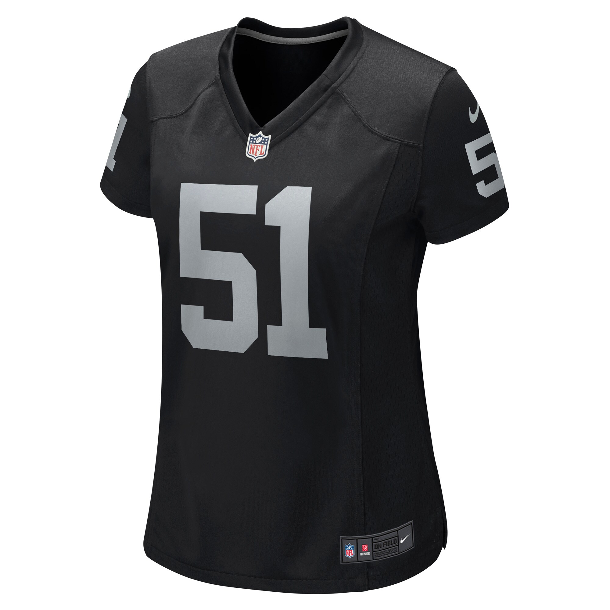 Las Vegas Raiders Malcolm Koonce Black Game NFL Jersey Women's