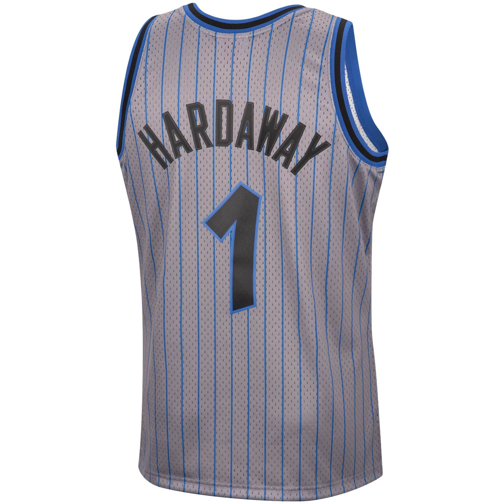 Penny Hardaway Orlando Magicc Mitchell Ness 1994-95 Hardwood Classics Reload Swingman Gray NBA Jersey Men's