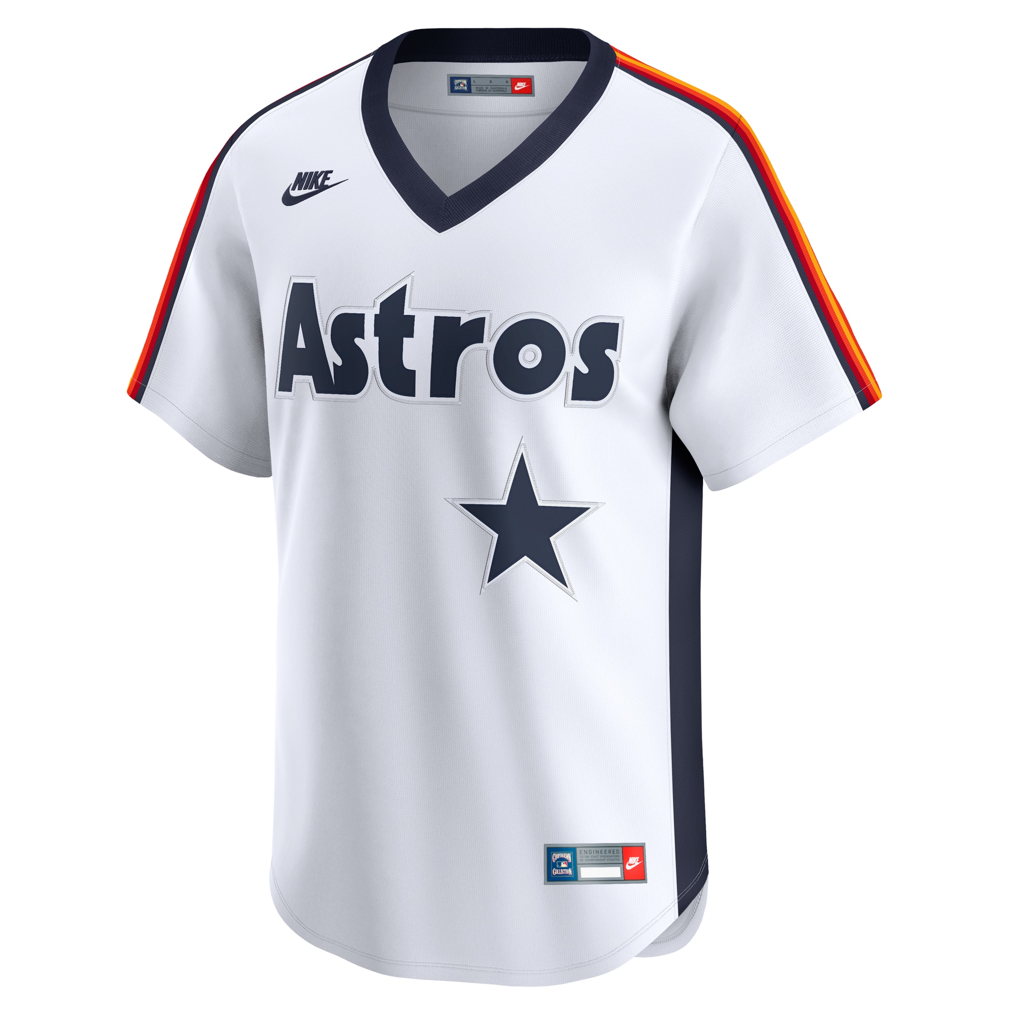 Houston Astros Nolan Ryan White Throwback Cooperstown Collection Limited MLB Jersey Men's