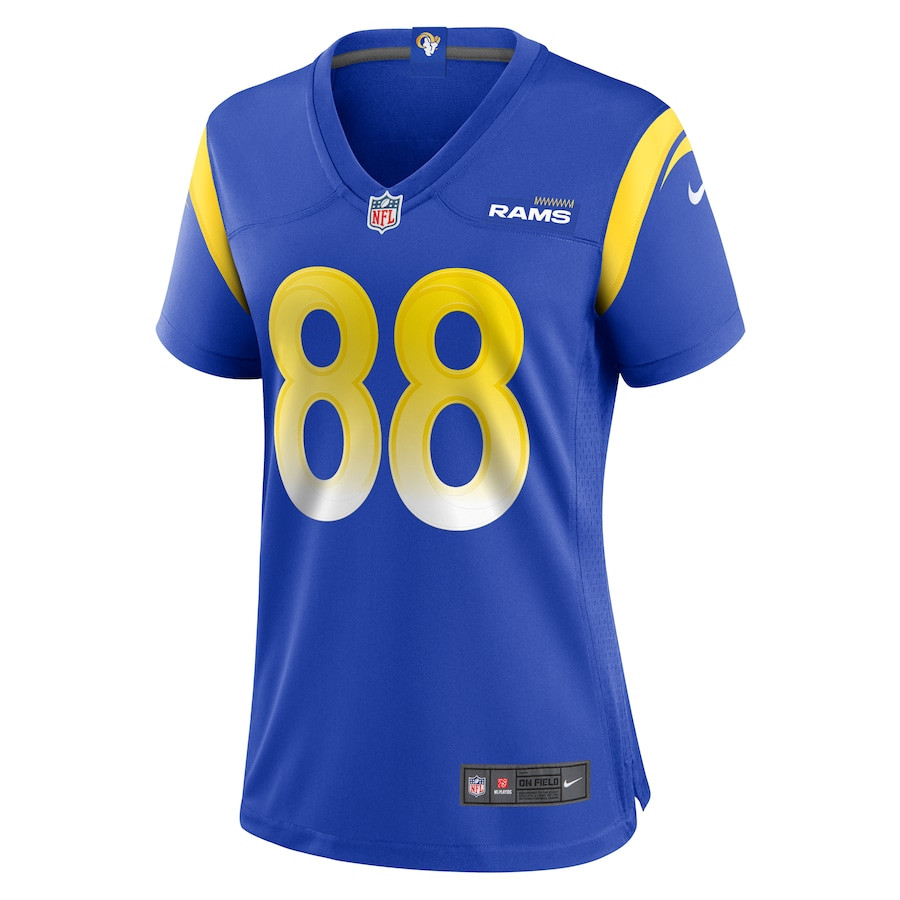 Jordan Whittington 88 Los Angeles Rams Game Royal NFL Jersey Women's