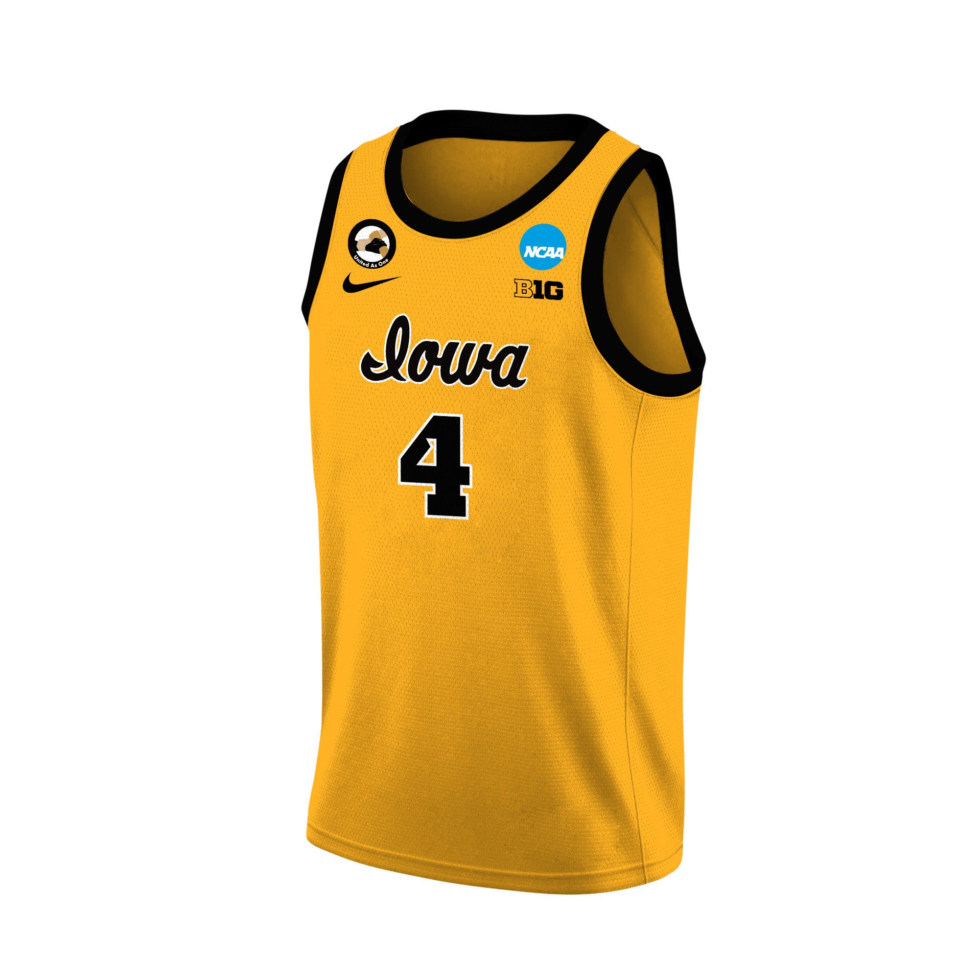 Kylie Feuerbach 4 Iowa Hawkeyes 2024 Yellow Unisex NCAA Jersey Unisex
