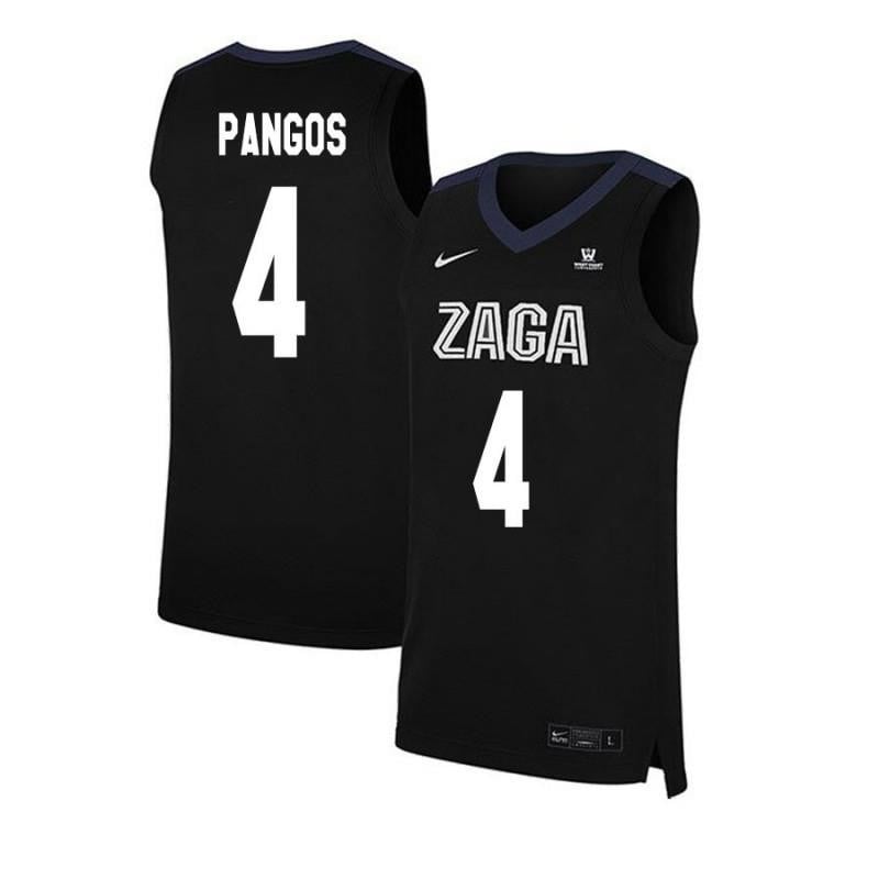 4 Kevin Pangos Black Elite Gonzaga Bulldogs NCAA Jersey Men's