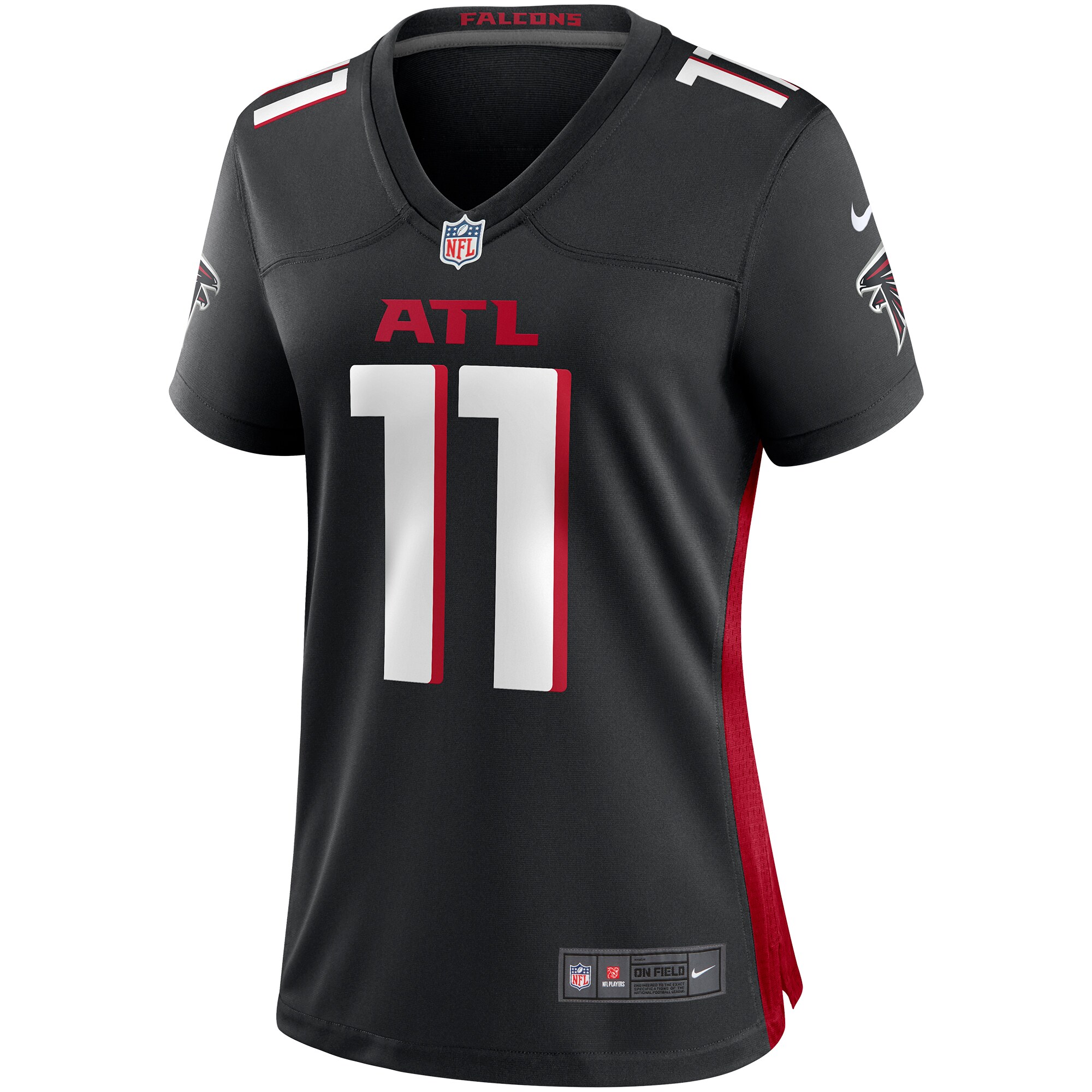Atlanta Falcons Julio Jones Black Game NFL Jersey Women's