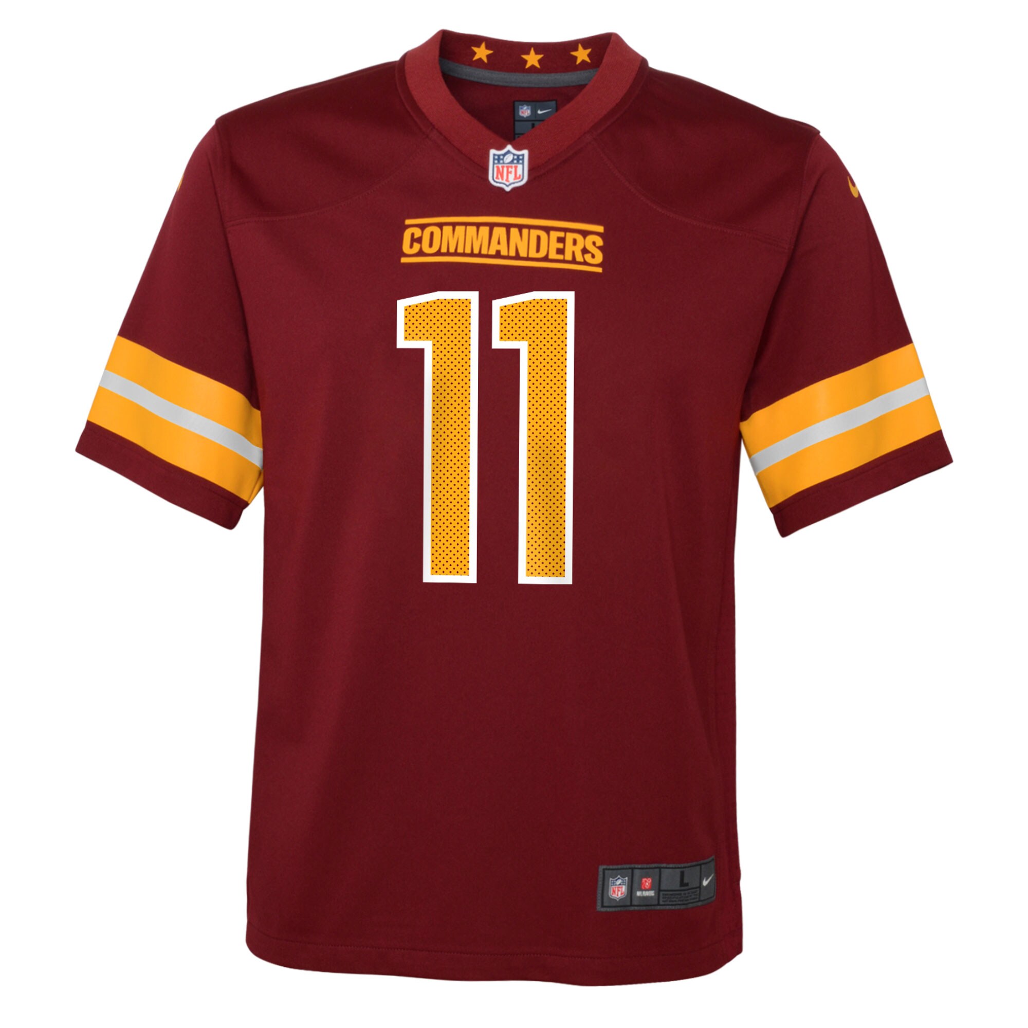 Washington Commanders Carson Wentz Burgundy Game NFL Jersey Youth