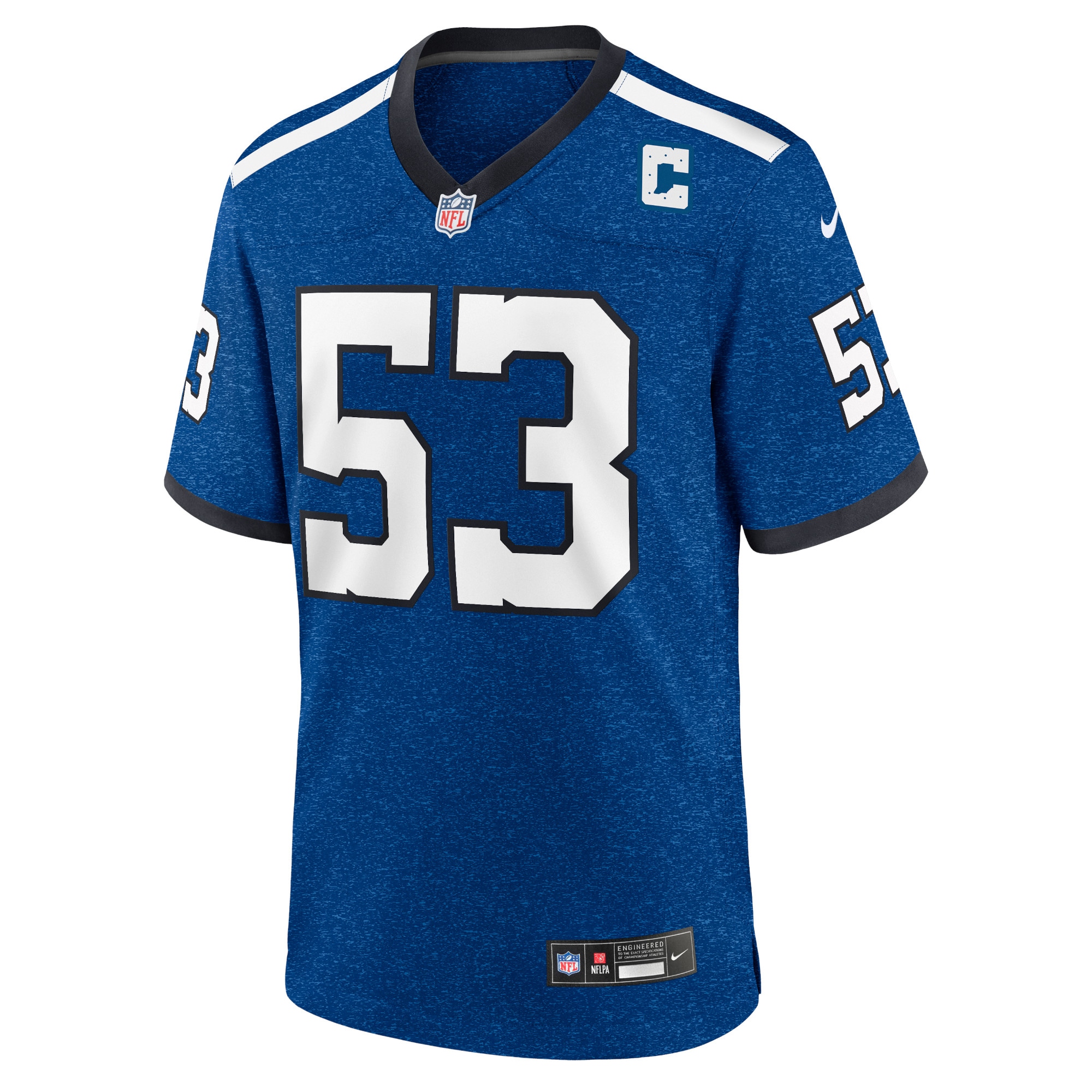 Indianapolis Colts Shaquille Leonard Royal Indiana Nights Alternate Game NFL Jersey Men's