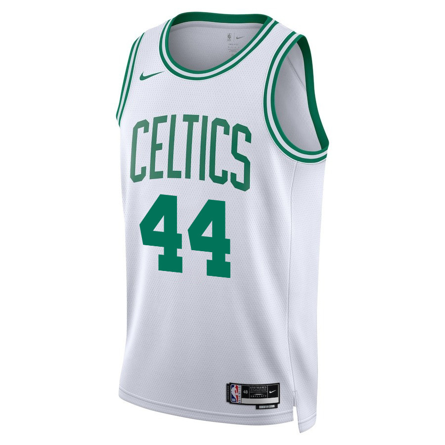 Jaden Springer 44 Boston Celtics 2024 FINALS PATCH Swingman Association Editio White NBA Jersey Men's