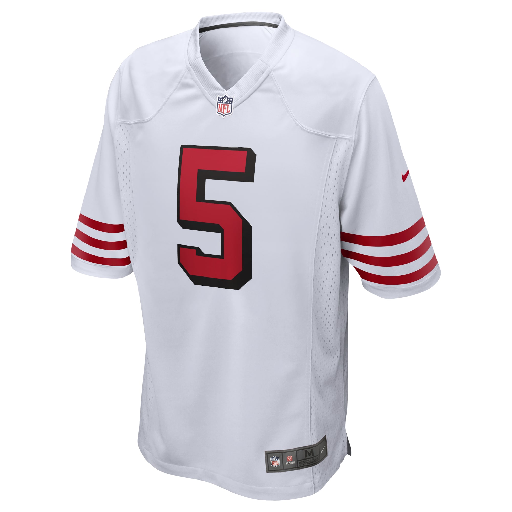 San Francisco 49ers Trey Lance White Alternate Game NFL Jersey Men's