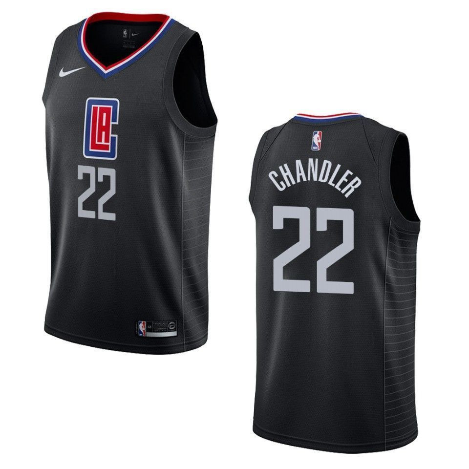 Los Angeles Clippers 22 Wilson Chandler Statement Swingman Black NBA Jersey Men's