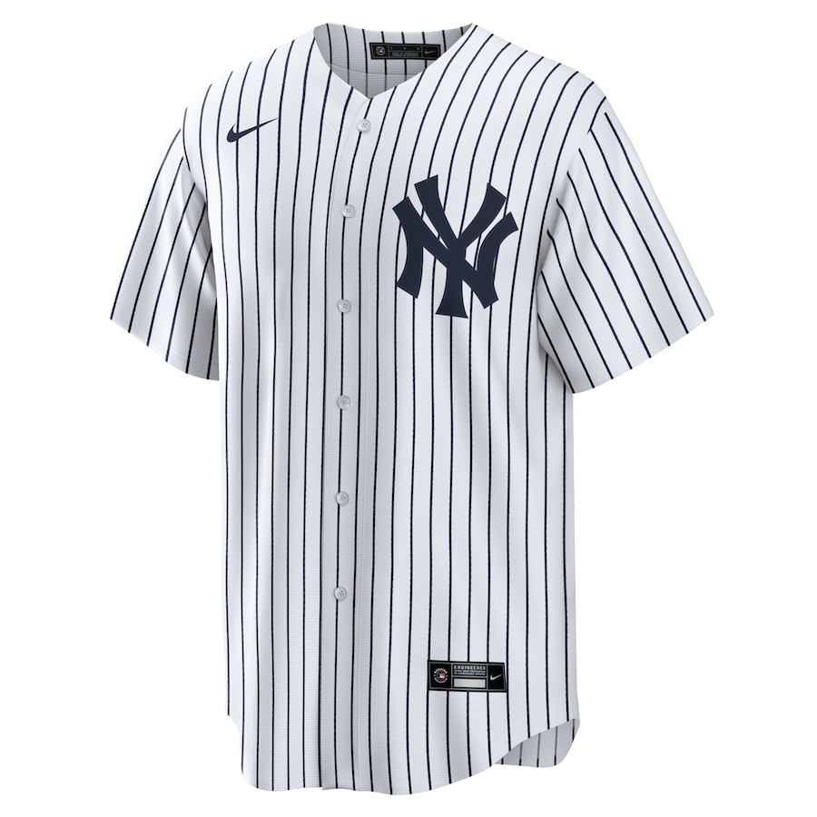 Jasson Dominguez 89 New York Yankees Home White MLB Jersey Men's