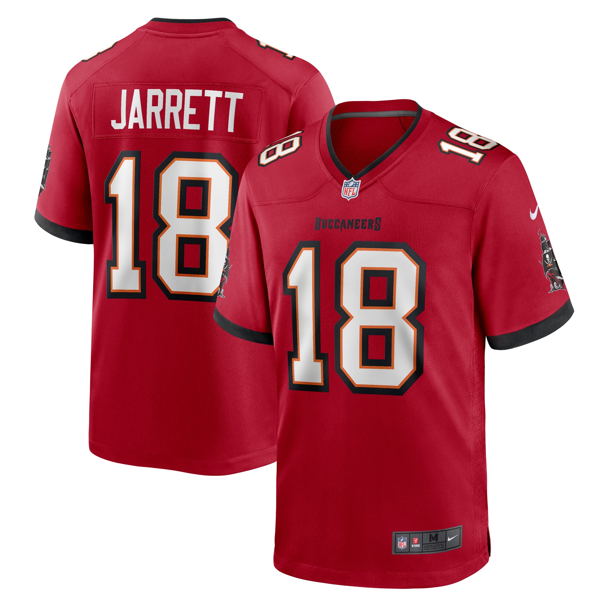 Tampa Bay Buccaneers Rakim Jarrett Red Game NFL Jersey Men's