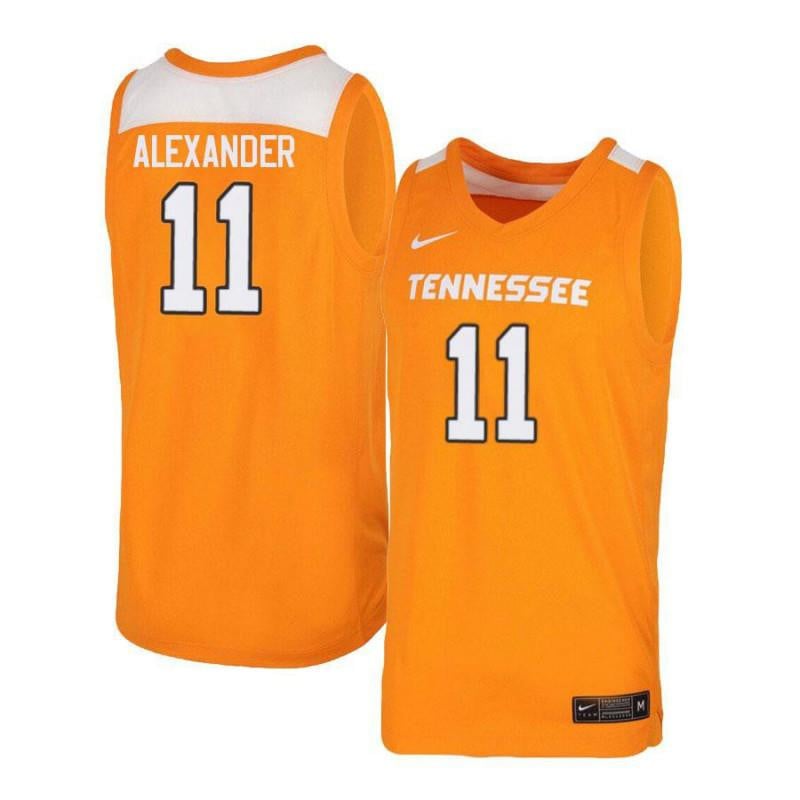 11 Kyle Alexander Orang White Elite Tennessee Volunteers NCAA Jersey Men's