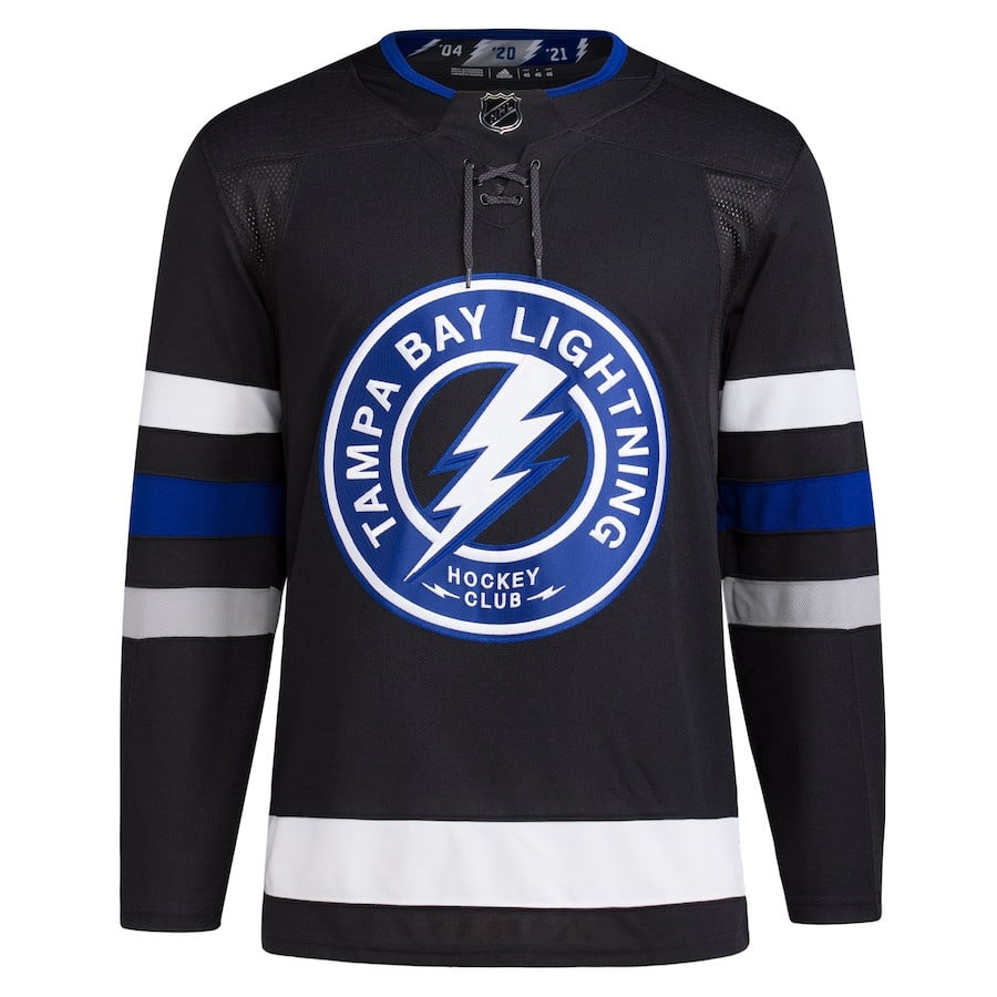 Tampa Bay Lightning Alternate Primegreen Black NHL Jersey Men's