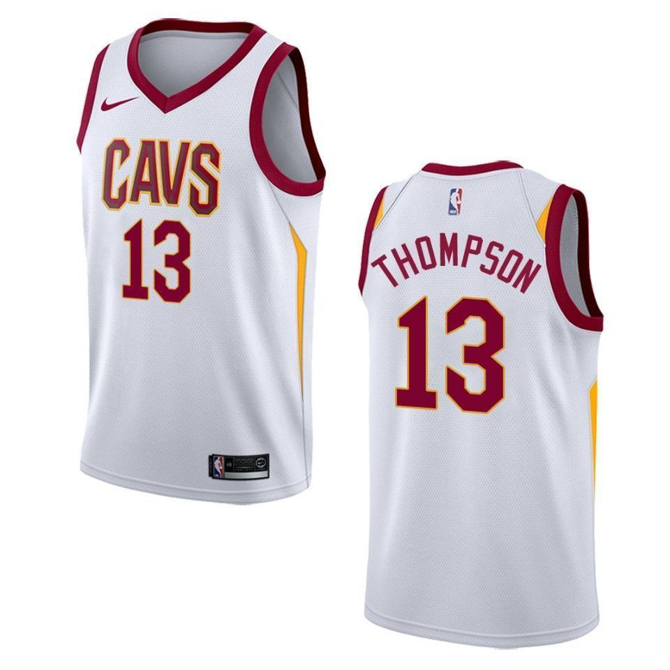 Cleveland Cavaliers 13 Tristan Thompson Association Swingman White NBA Jersey Men's
