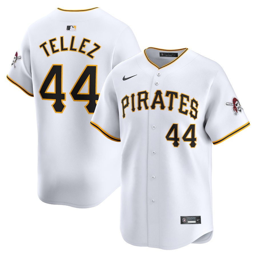 Rowdy Tellez 44 Pittsburgh Pirates Home Limited White MLB Jersey Men's