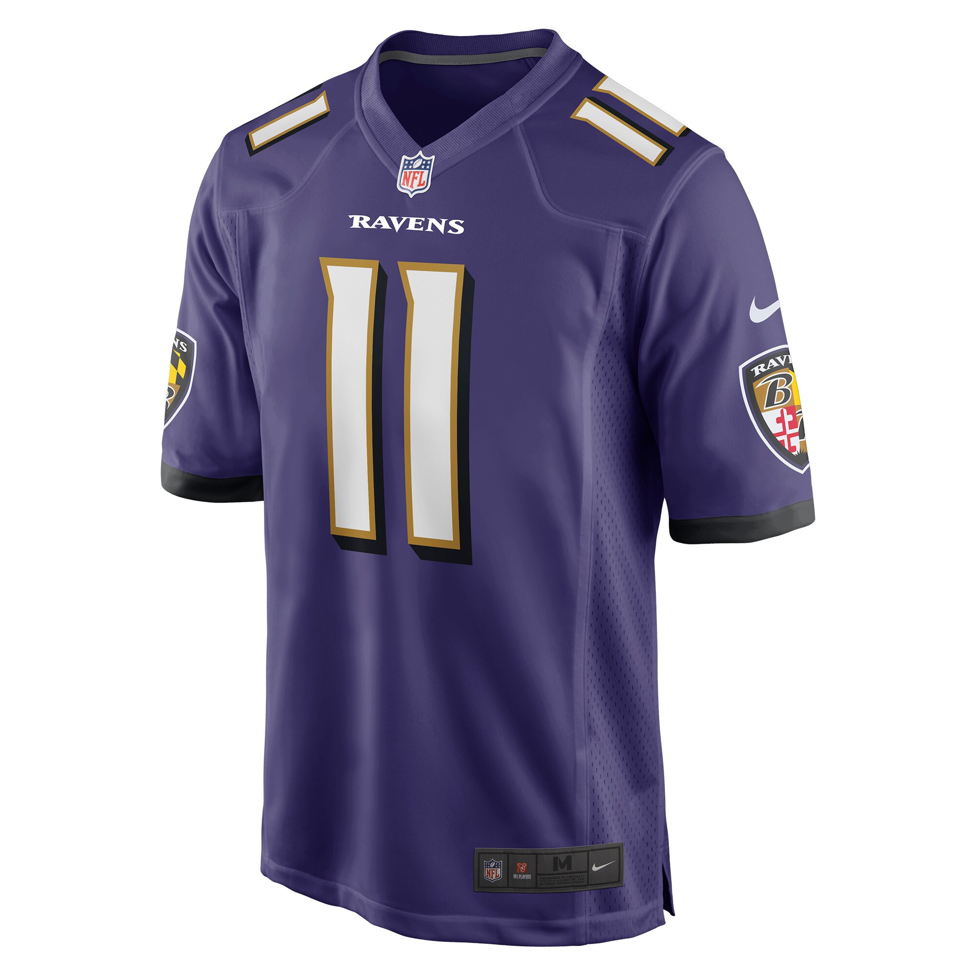 Baltimore Ravens Stout Purple Player Game NFL Jersey Men's