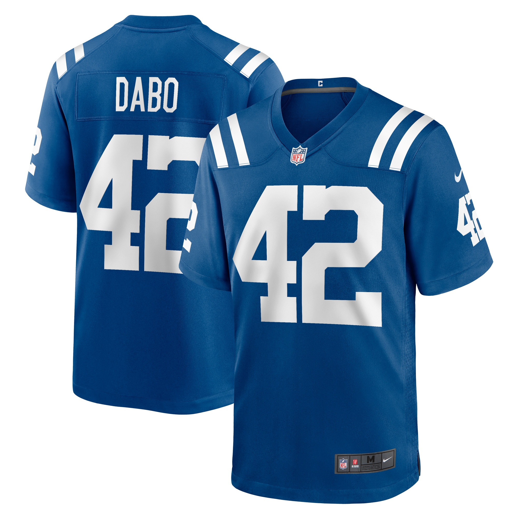 Indianapolis Colts Marcel Dabo Royal Game Player NFL Jersey Men's