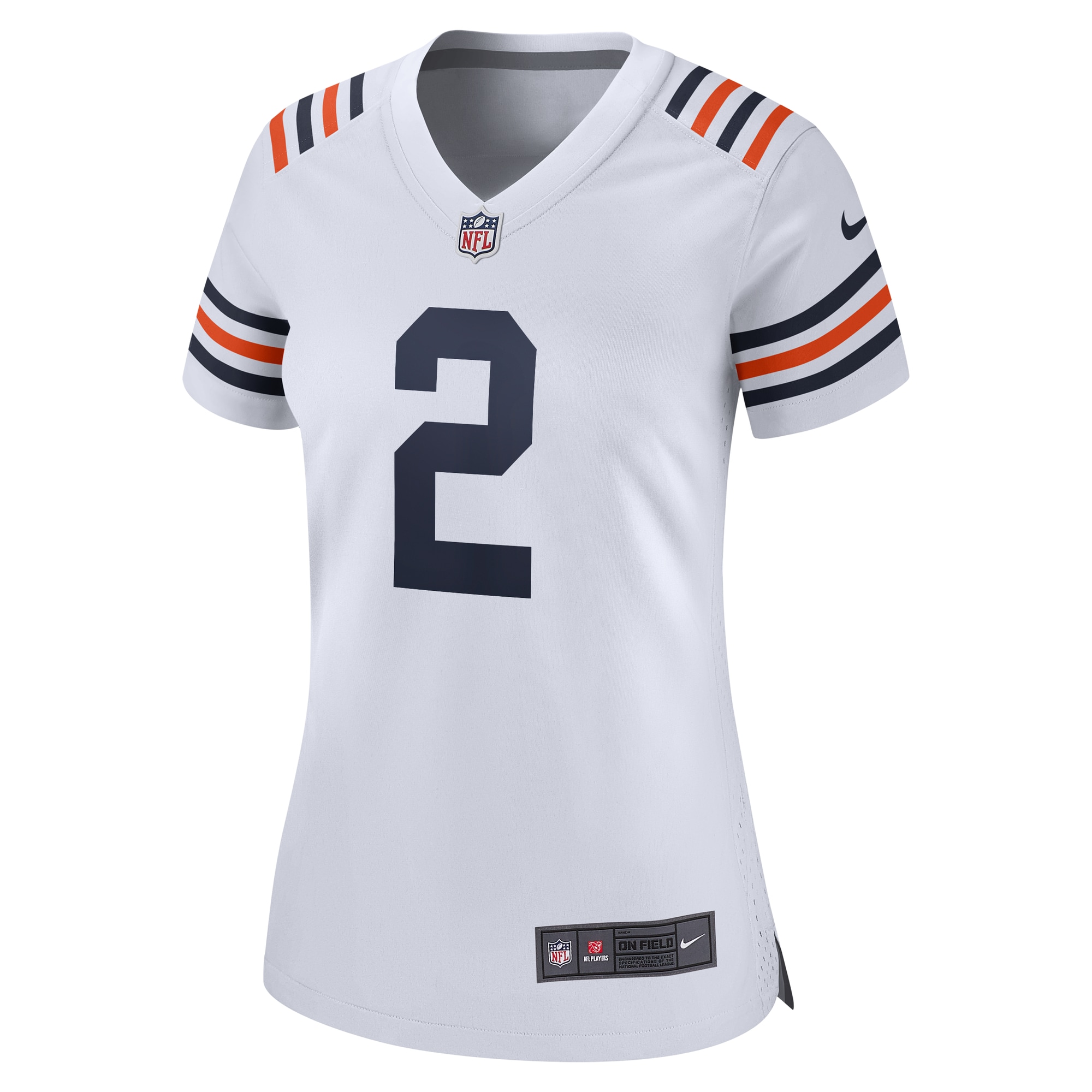 Chicago Bears D.J. Moore White Alternate Game NFL Jersey Women's
