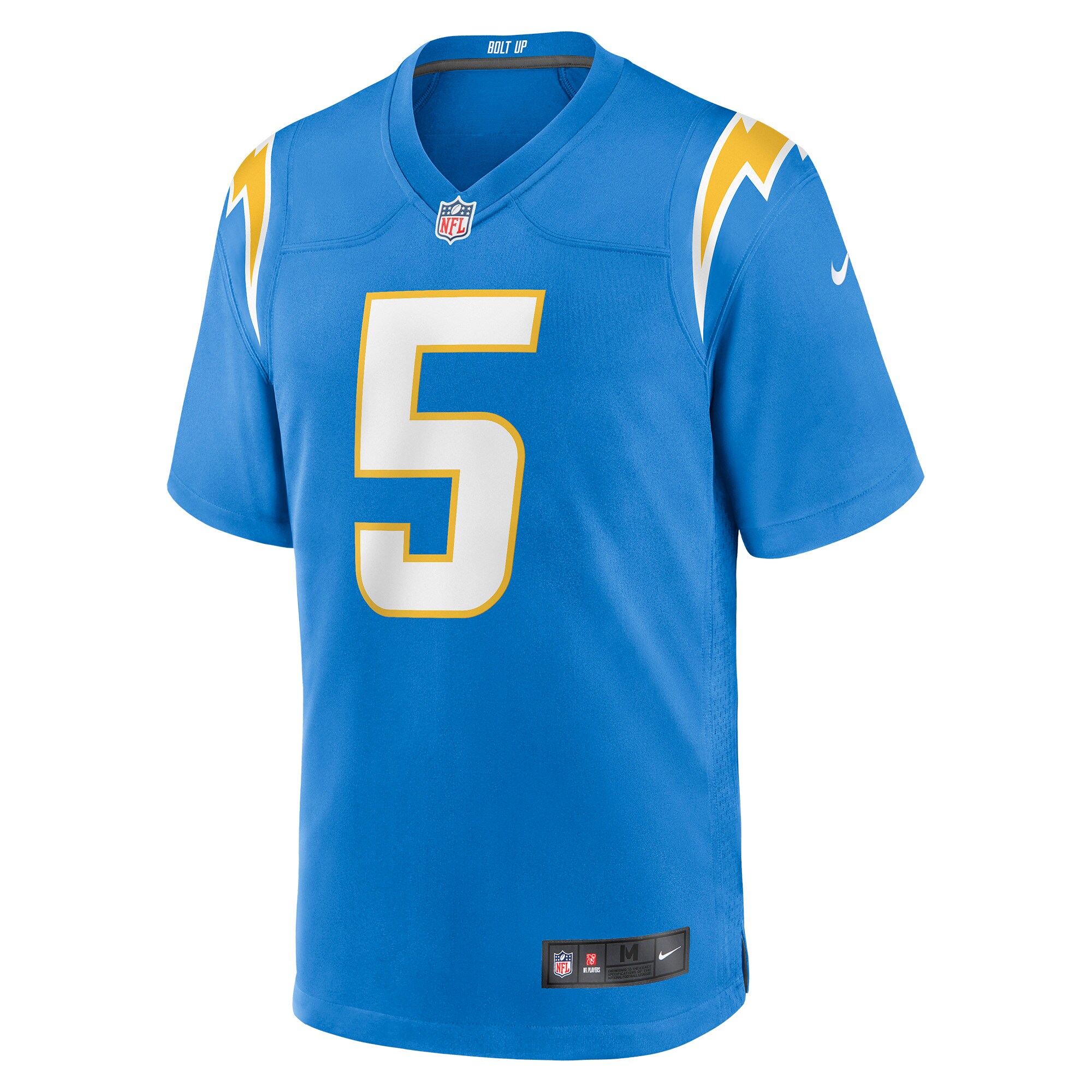 Los Angeles Chargers Joshua Palmer Powder Blue Game Player NFL Jersey Men's