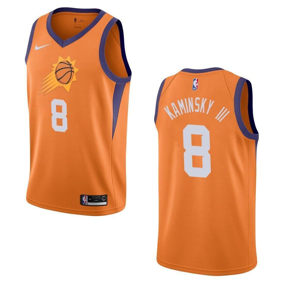 Phoenix Suns 8 Frank Kaminsky Iii Statement Swingman Orange NBA Jersey Men's