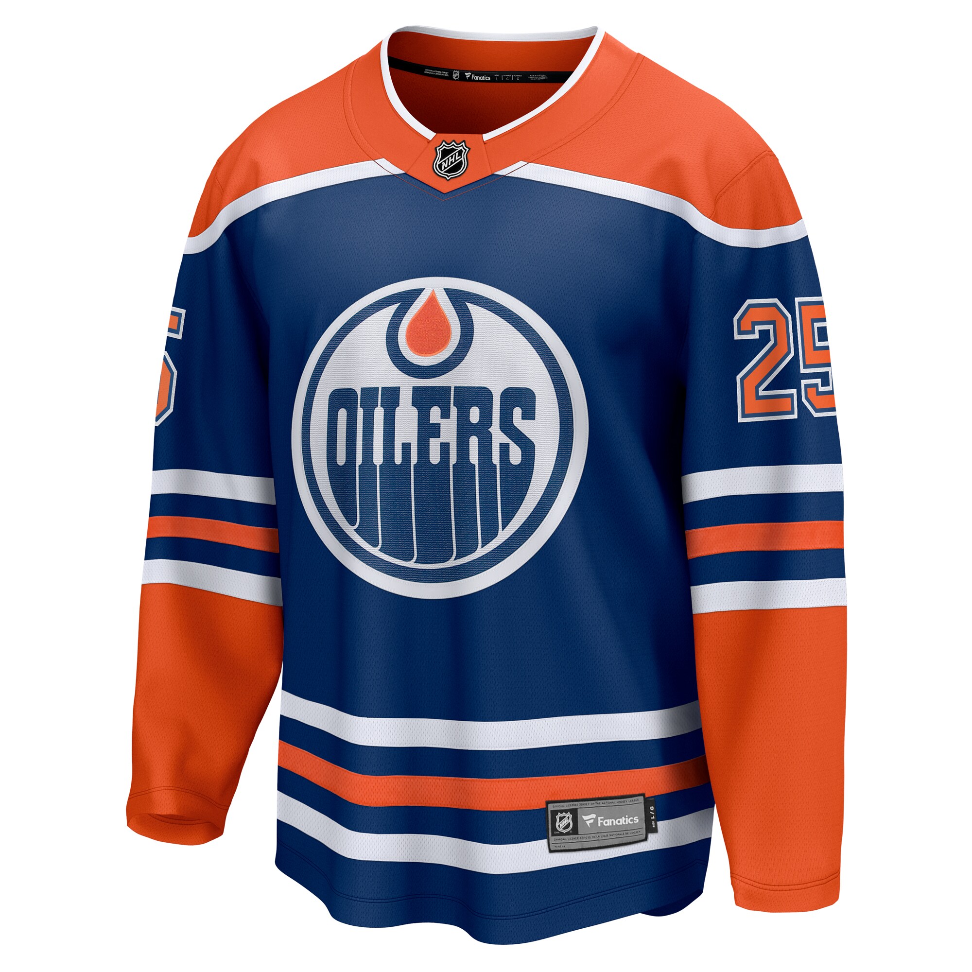 Edmonton Oilers Darnell Nurse Royal Home Breakaway Player NHL Jersey Men's