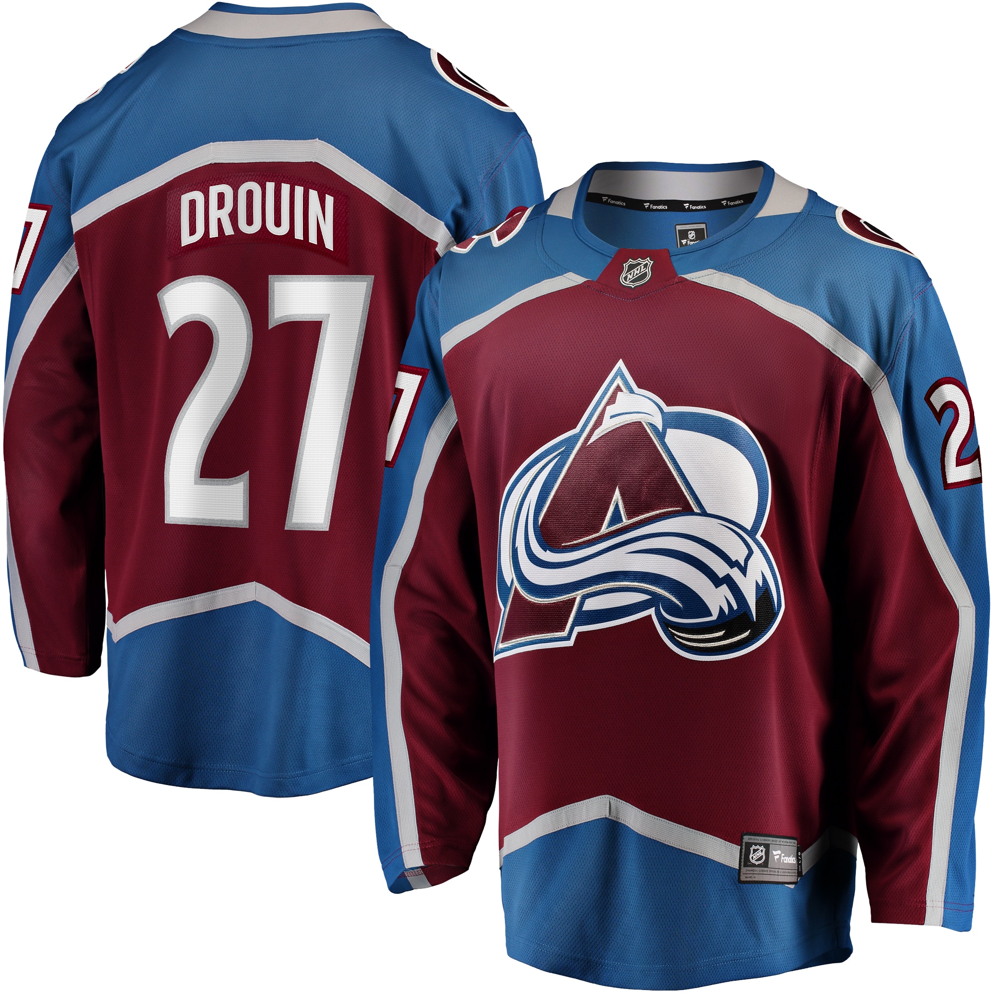Colorado Avalanche Jonathan Drouin Maroon Home Breakaway NHL Jersey Men's