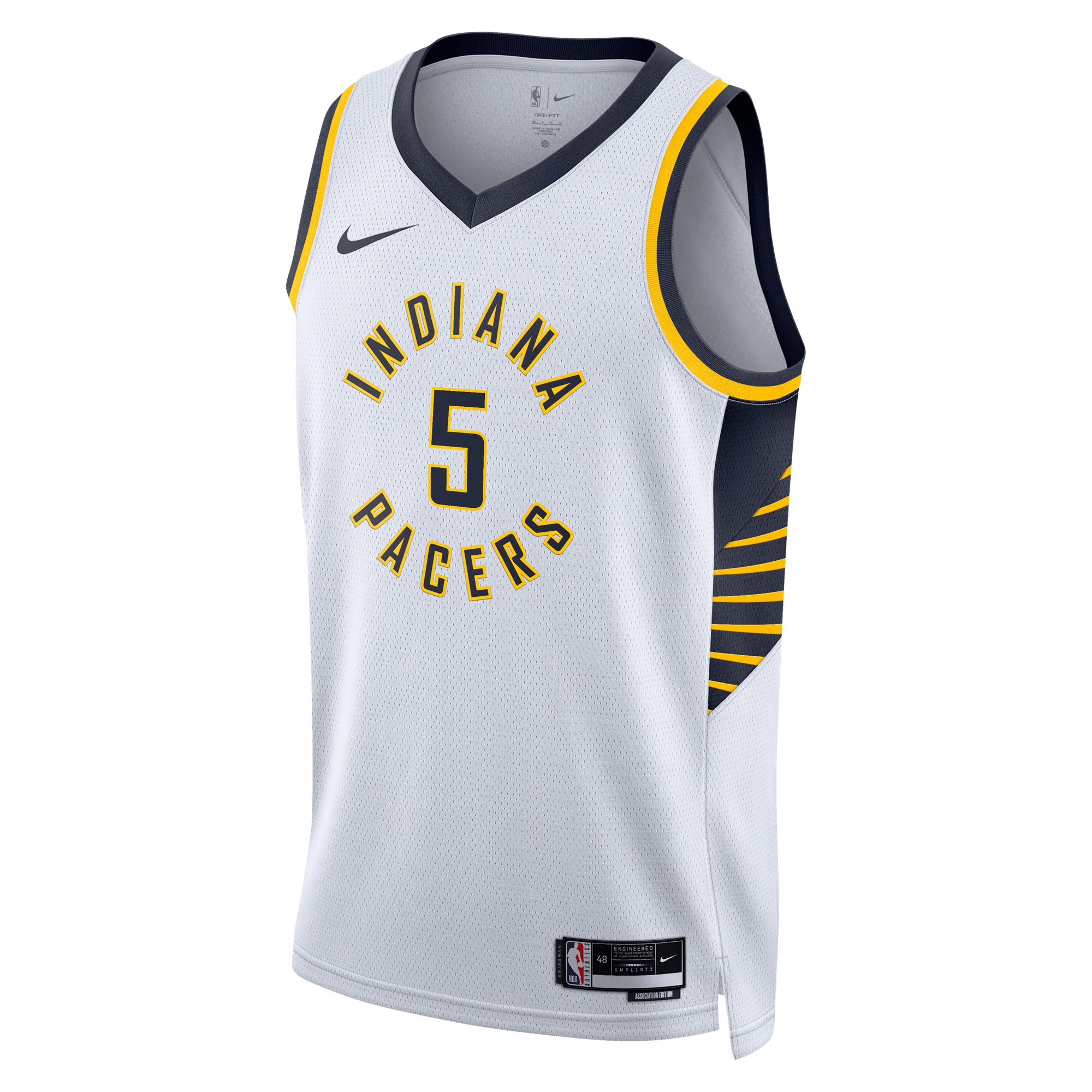 Indiana Pacers Association Edition Swingman White Jarace Walke Unisex NBA Jersey Unisex