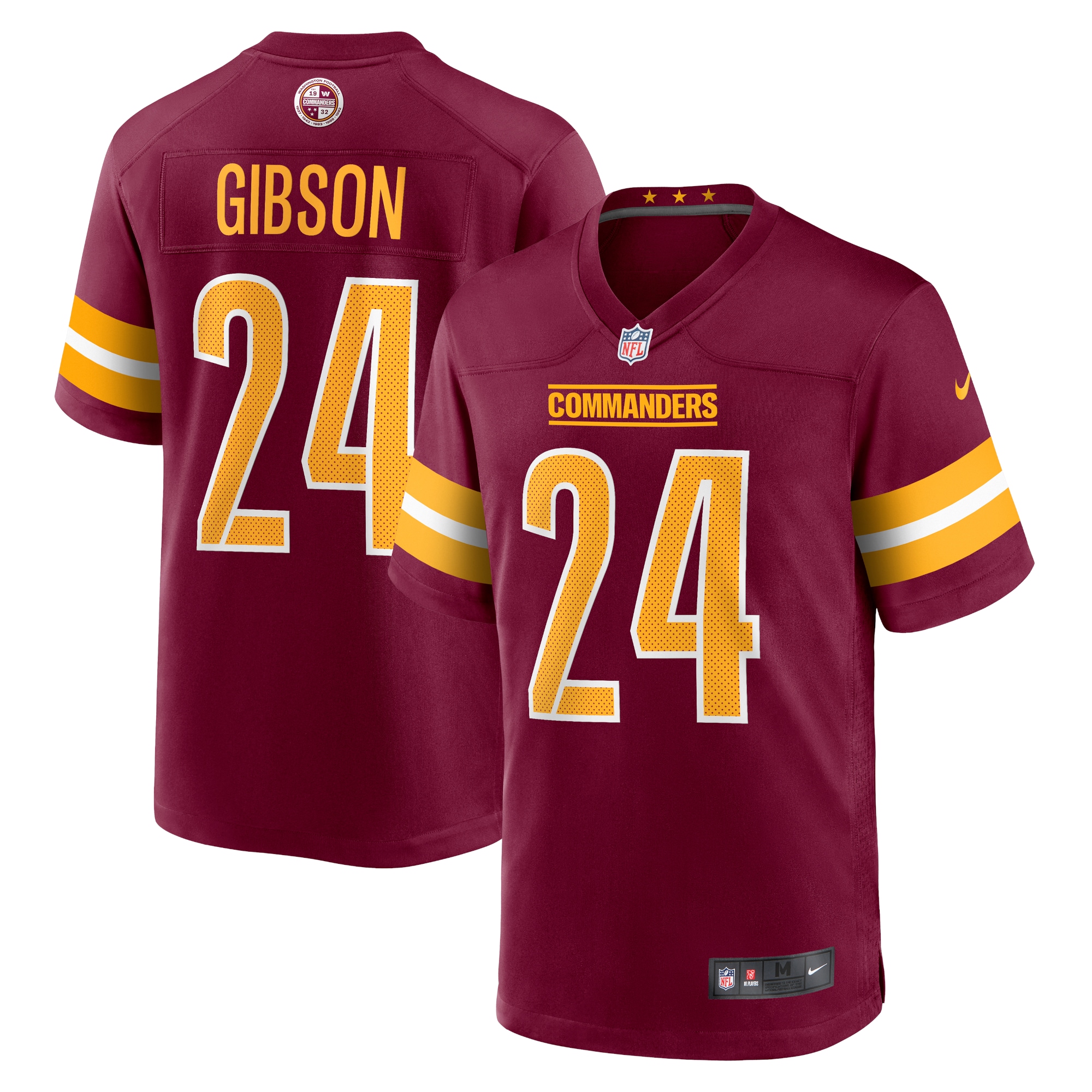 Washington Commanders Antonio Gibson Burgundy Game NFL Jersey Men's