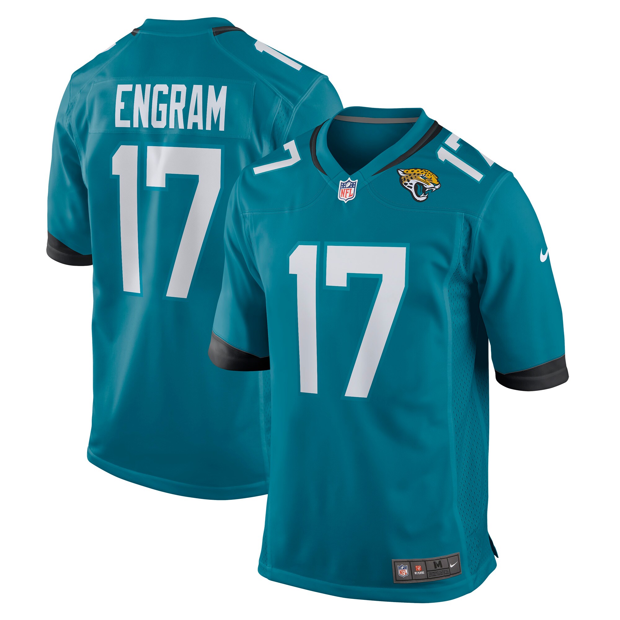 Jacksonville Jaguars Evan Engram Teal Game NFL Jersey Men's