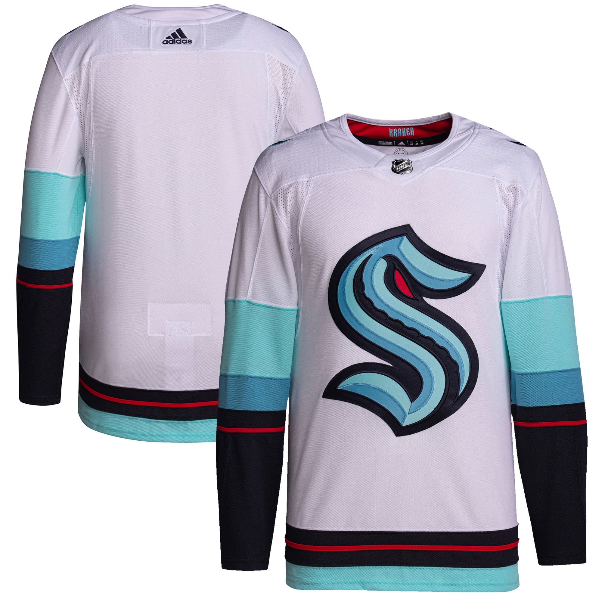 Seattle Kraken White Away Primegreen NHL Jersey Men's