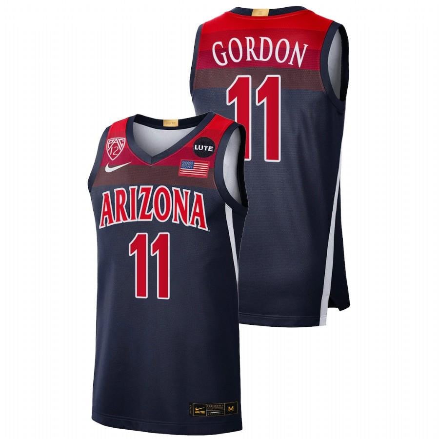 Aaron Gordon 11 Navy Arizona Wildcats Elite Limited NCAA Jersey Men's
